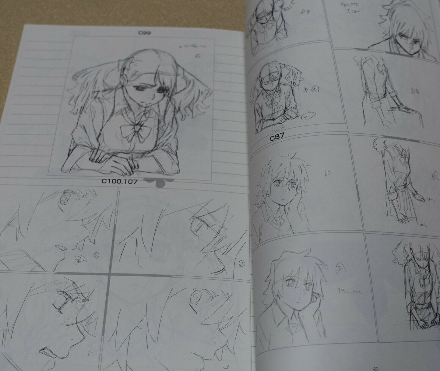 MASAYOSHI TANAKA Anohana The Flower We Saw That Day Key Frame & Design Art Book 