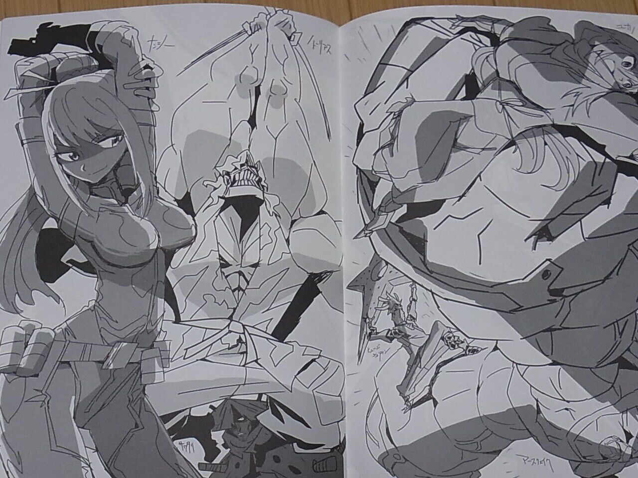 Hiroyuki Imaishi American Comic Fan Art Book Chirashi Syumai 12Pack x2 