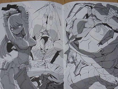 Hiroyuki Imaishi American Comic Fan Art Book Chirashi Syumai 12Pack x2 