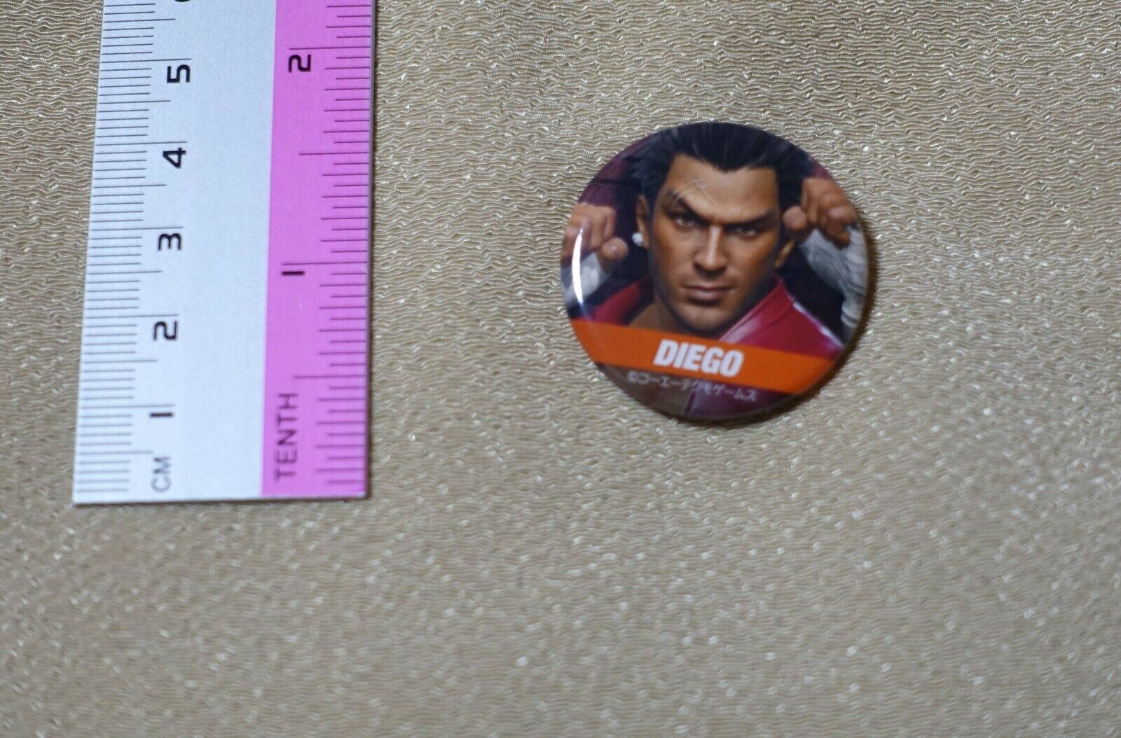 Dead Or Alive DOA 6 Privilege Steel Badge DIEGO 