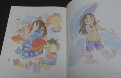 Kunihiko Tanaka Art Work Book Chitose Ashioto & Art Sheet 