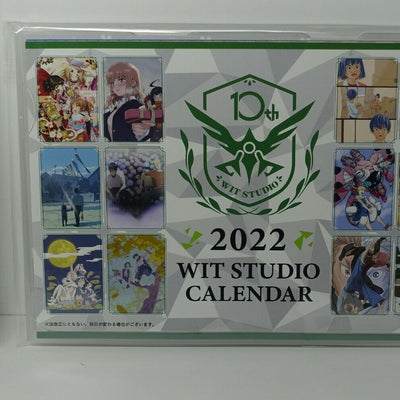 Animation Studio WIT STUDIO STAFF ART DESK CALENDAR 2022 