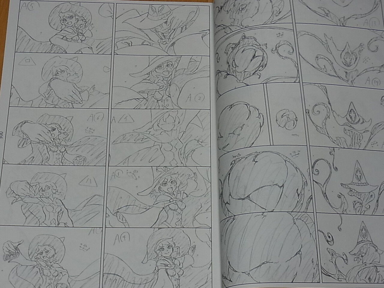 TAKAFUMI HORI KEY ANIMATION NOTE 2017 Little Witch Academia C93 216 page 