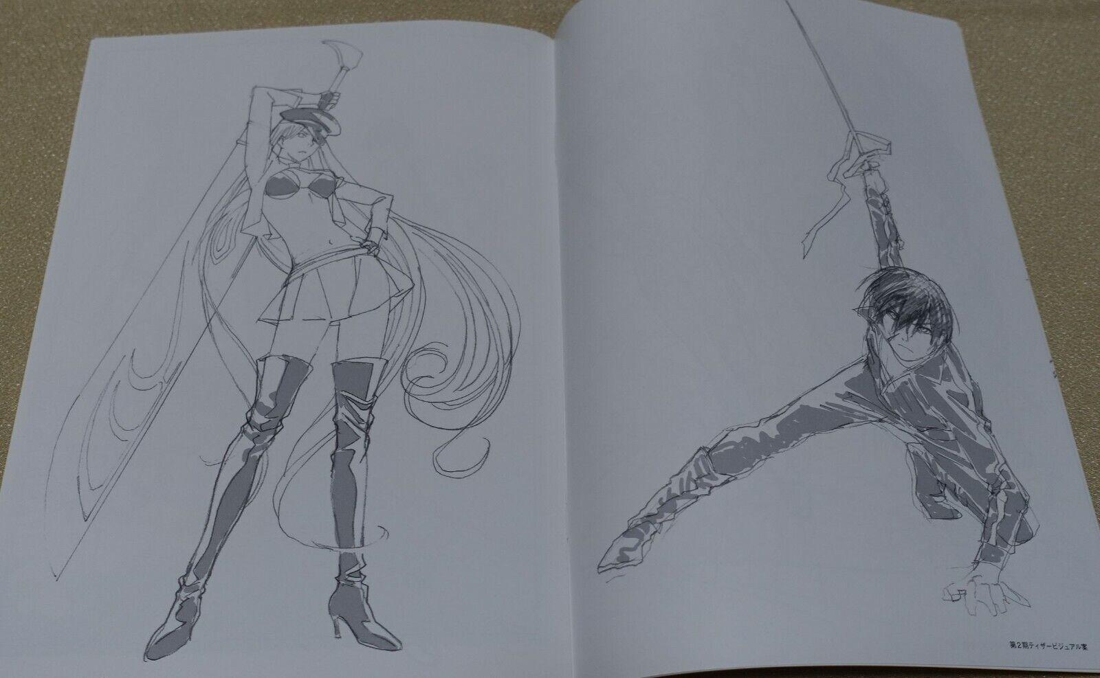 Toshihiro Kawamoto no Usui Hon Rough Animation Art Work Book 