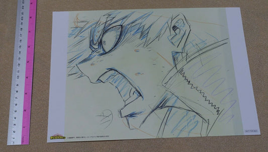 My Hero Academia Print Key Frame Art Sheet Katsuki Bakugo A 