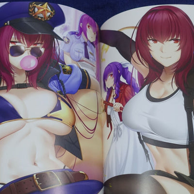 Okita Kun Fate Grand Order FGO SCATHACH Fan Art Book & Sticker Set C101 