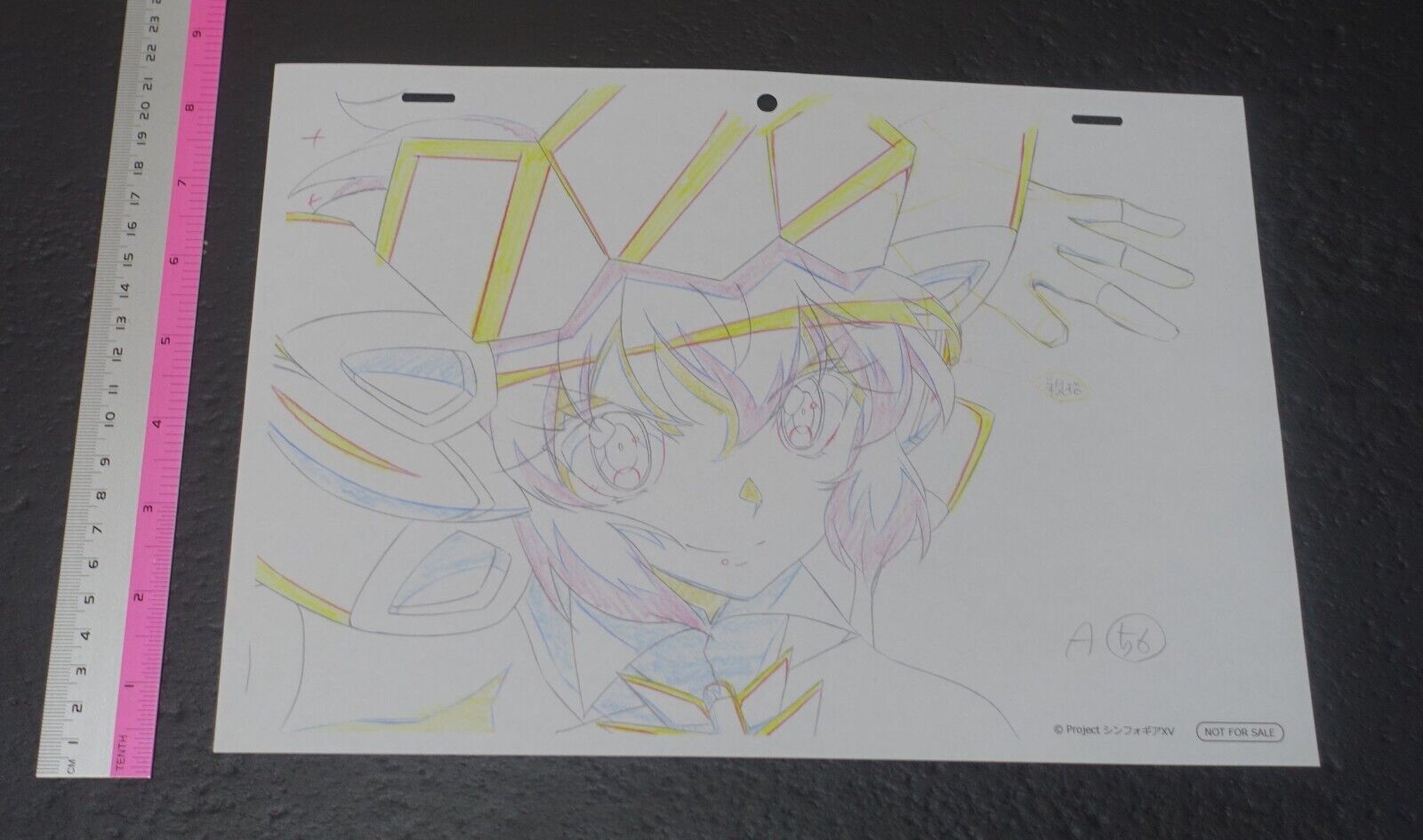 SYMPHOGEAR XV Reproduction Key Frame Art Sheet C 