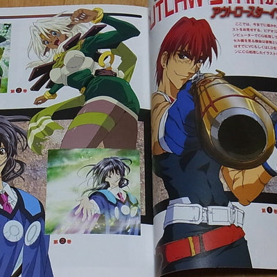 Outlaw Star Animation Setting Art Collection Book 114page 