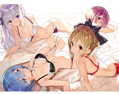 Gaou Re Zero Rem Color Fan Art Book Rakugaki hon with Clear File C98 