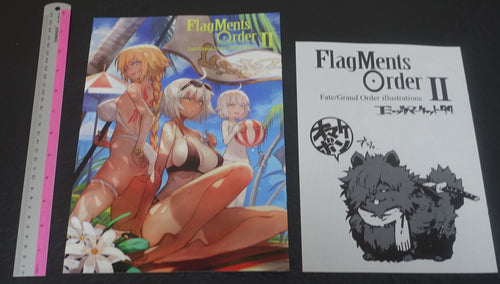 lack Fate Grand Order Color Fan Art Book Flagments Order 2 & Event Book Set 