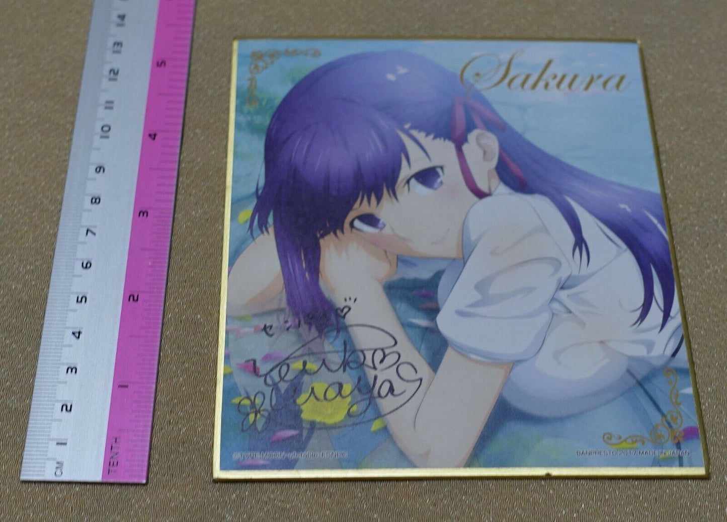 TYPE-MOON Fate Sakura Matou Print Shikishi Art Board A 