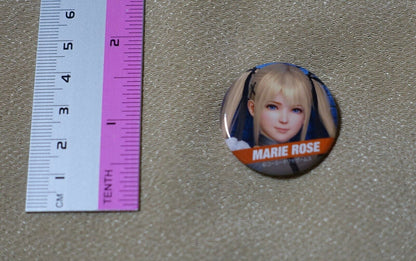 Dead Or Alive DOA 6 Privilege Steel Badge MARIE ROSE 