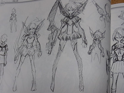 THE ART OF KLK Vol.1 Kill la Kill Design Art Book Hiroyuki Imaishi Autograph 