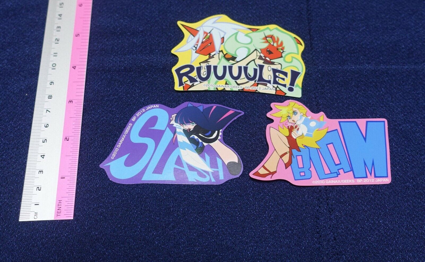 Gainax Panty & Stocking Seal Sticker 3 Piece Set 