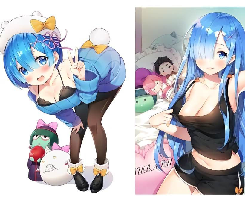 Hachigo Ayami Re Zero Rem Color Fan Art Book Only You Rem with Clear File C98 