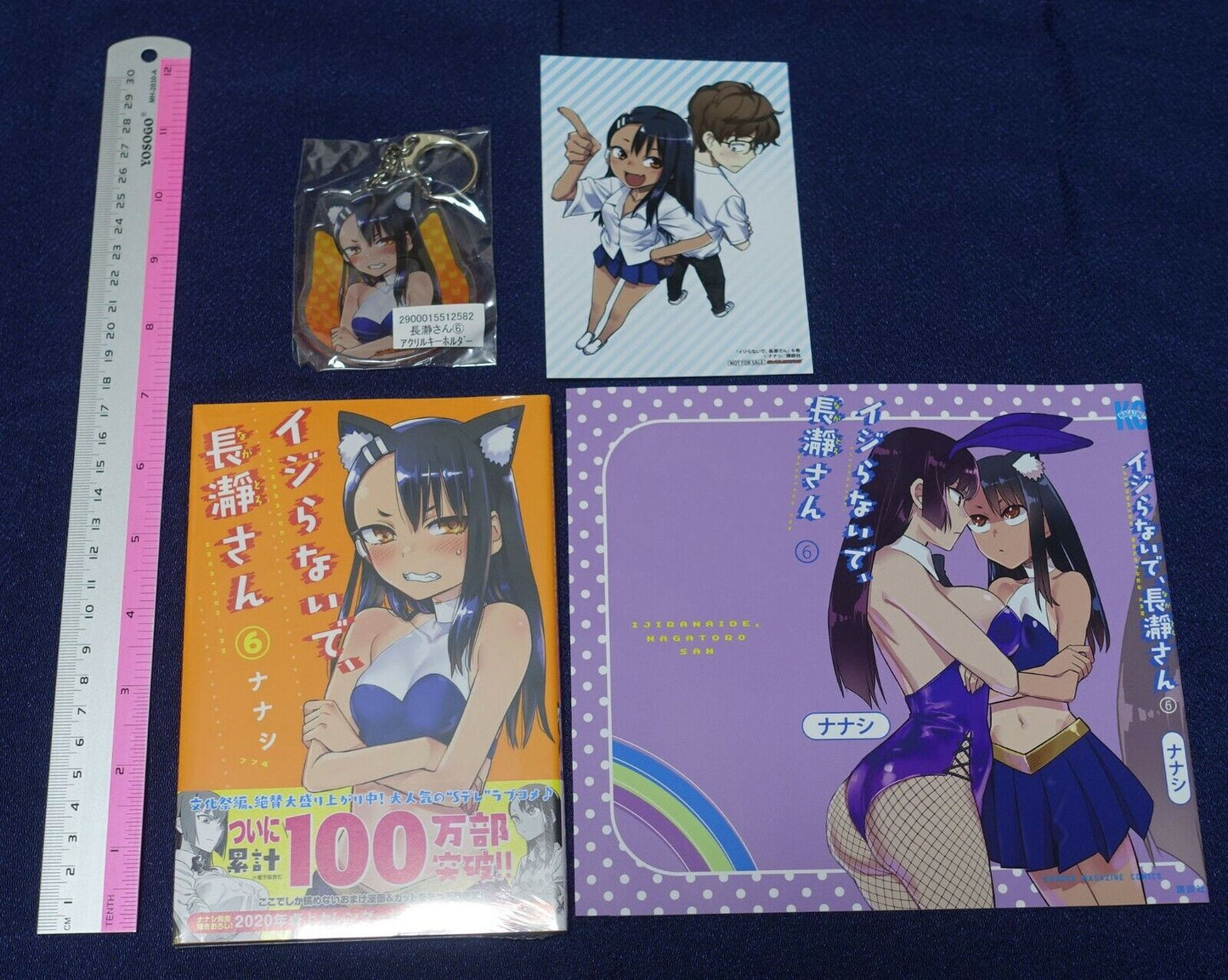 IJIRANAIDE, NAGATORO SAN VOL.6 & Book Cover & Bromide & Key Chain 