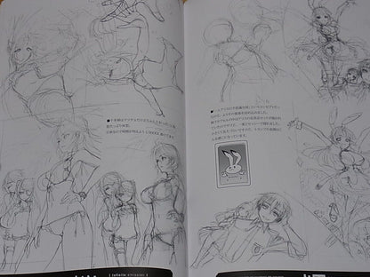 Chocolate Shop Infinite Stratos visual rough art book Infninite Emission 142page 