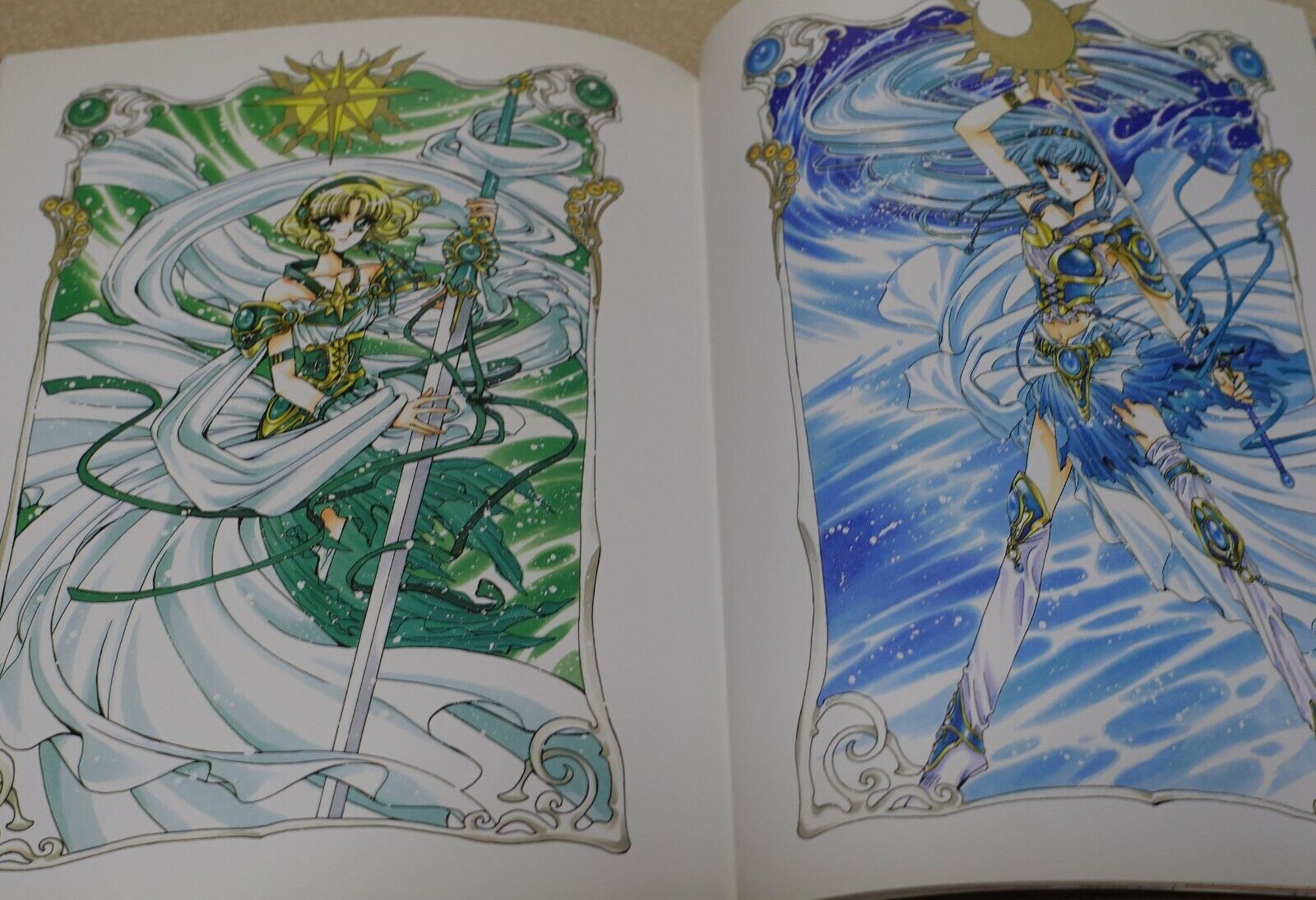 CLAMP Magic Knight Rayearth Illustrations Collection Art Book 