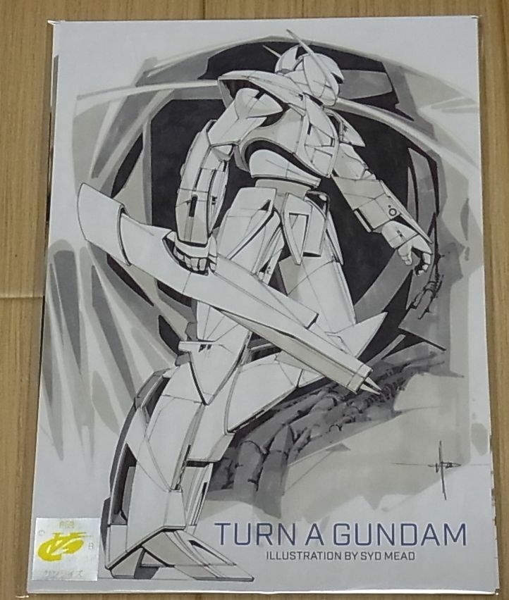 SYD MEAD Tokyo Exhibition PROGRESSIONS TYO 2019 Turn A Gundam Post Card 5 Set 