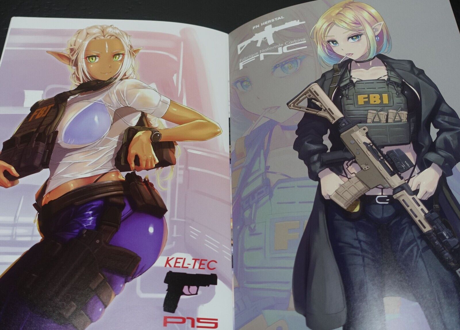 Nenchi Original MILITARY ELF ILLUSTRATIONS Art Book TAC ELF 