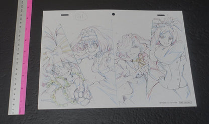 SYMPHOGEAR XV Reproduction Key Frame Art Sheet J 