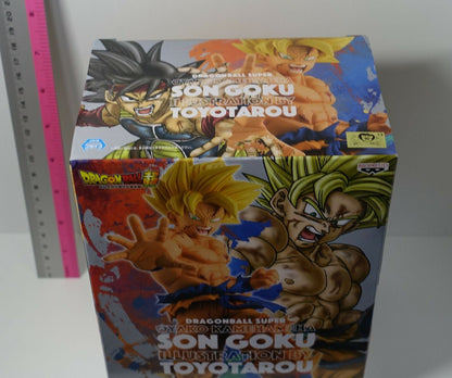 Banpresto Dragon Ball Toyotarou Design Figure Goku Oyako Kamehameha Statue 