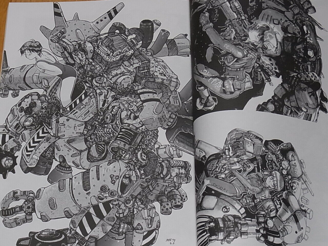 Yukimi Kimoto Mechanic and Girls Art Book GURAMAN 1985-90 122page 