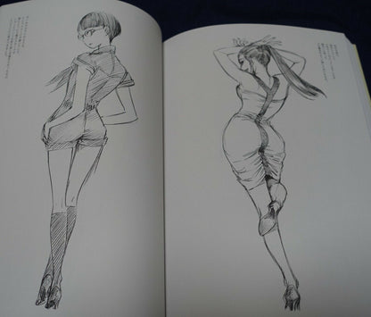 Kaoru Mori Rough Illustration Art Book SCRIBBLES vol.1 & 2 Set with Art Card 