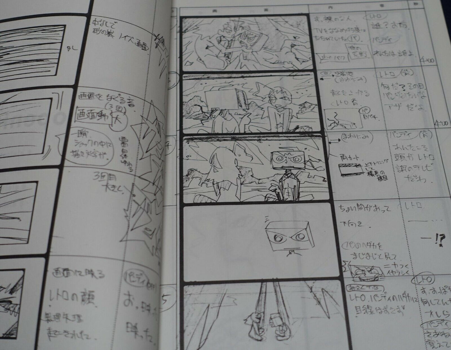 Hiroyuki Imaishi DEAD LEAVES Story Board Art Works Book Hand Drawn Autograph 