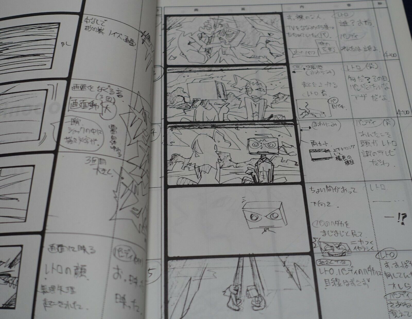 Hiroyuki Imaishi DEAD LEAVES Story Board Art Works Book Hand Drawn Autograph 
