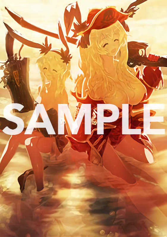 Type-Moon Fate Grand Order FGO B2 Size Tapestry No.71 Anne Bonny & Mary Read 