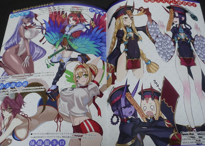 Honjou Raita Fate FGO Designer's Fan Art Book Rakugaki hon 1-4 & Booklet Set 