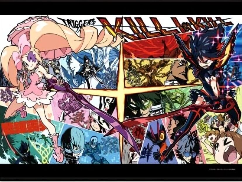 Kill la Kill Art Tapestry 72 x 51 cm Ryuko Matoi VS Nui Harime Wall Scroll 