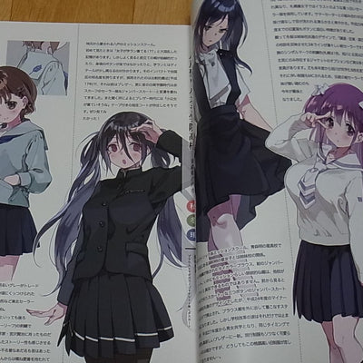 Kanmuritokage Saki & Japanese School Uniform Fan Art Book 05 complete version 