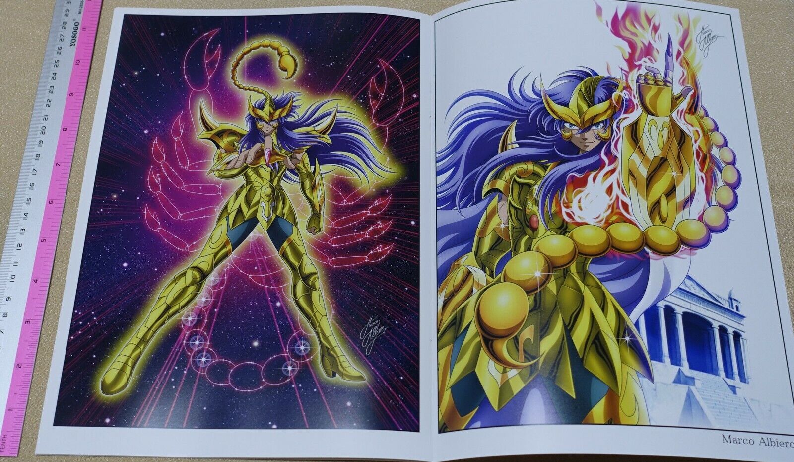 Saultswalt Saint Seiya Animation Staff's Scorpio Milo Color Fan Art Book 