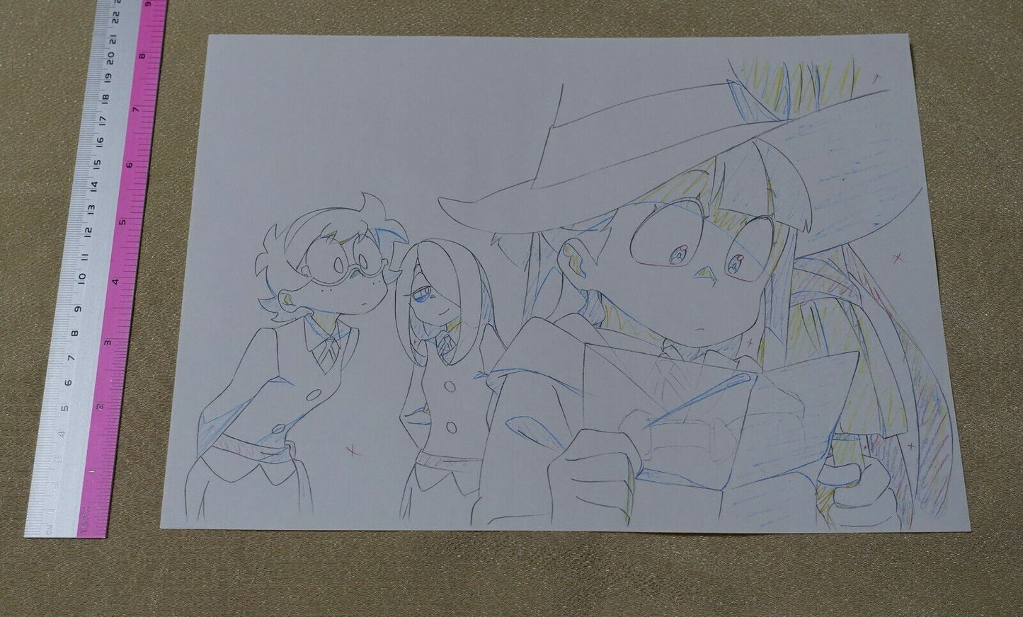 Little Witch Academia Event Privilege Print Key Frame Art No.18 Akko 