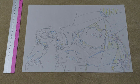Little Witch Academia Event Privilege Print Key Frame Art No.18 Akko 