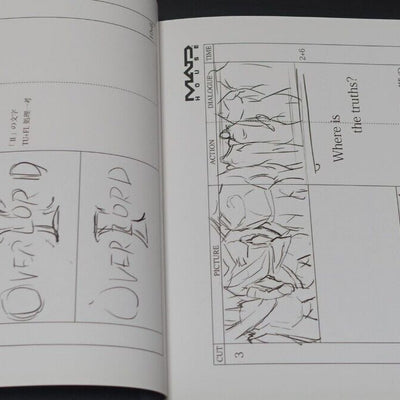 MAD HOUSE Animation Overlord 2 Story Board & Key Frame Art Book 