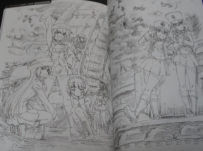 GIRLS und PANZER das FINALE First Staff Art Book 