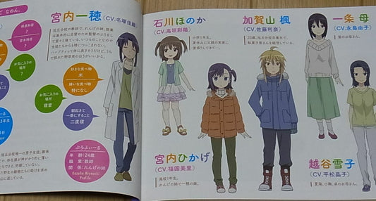 Non Non Biyori Character Key Frame Art Book 5 