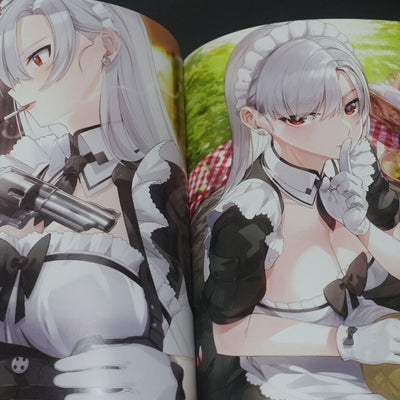 KFR WORKS ORIGINAL ART BOOK vol.1 & 2 set Nurse Maid Office Lady 