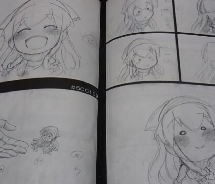 Shinryaku! Ika Musume Squid Girl Animation Director's Key Frame Art Book 4 Set 