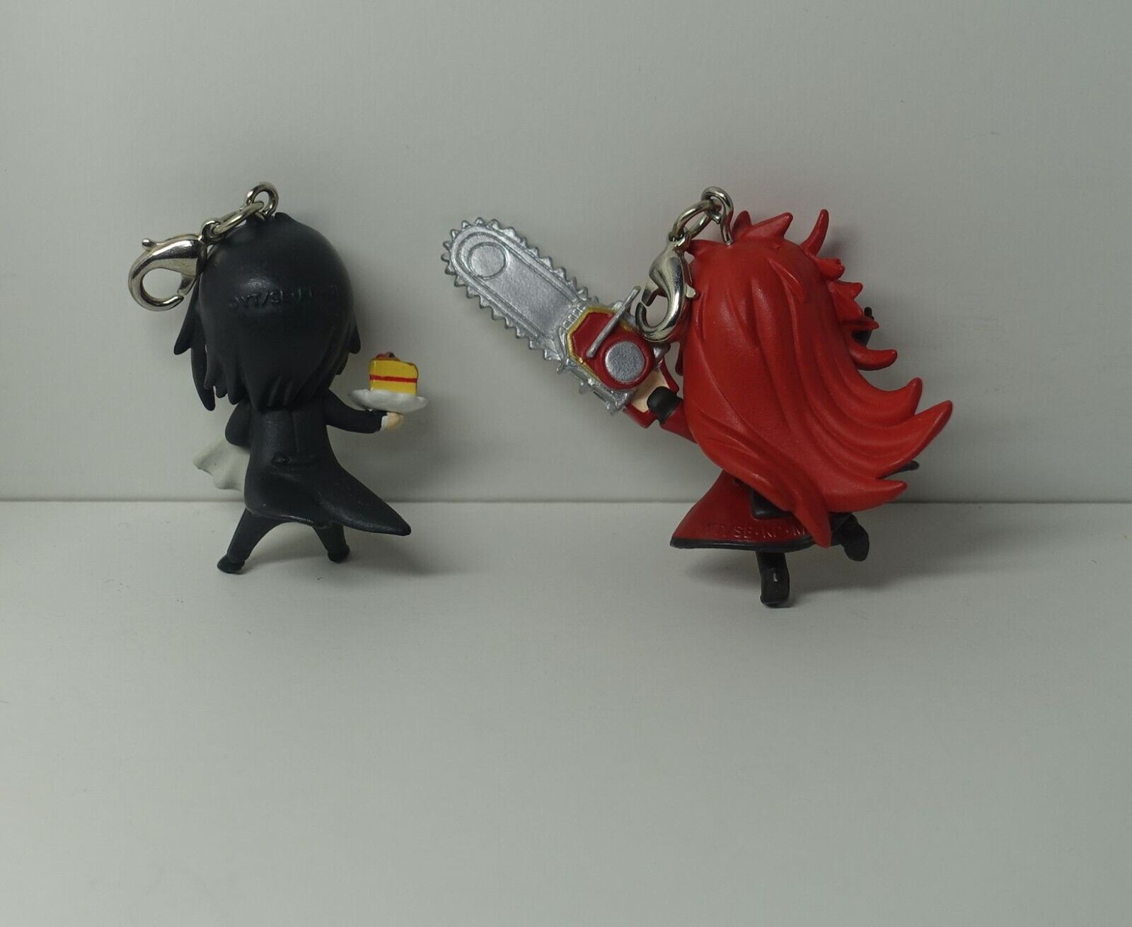 Black Butler Mascot Key Chain Set Sebastian & Grell Sutcliff 