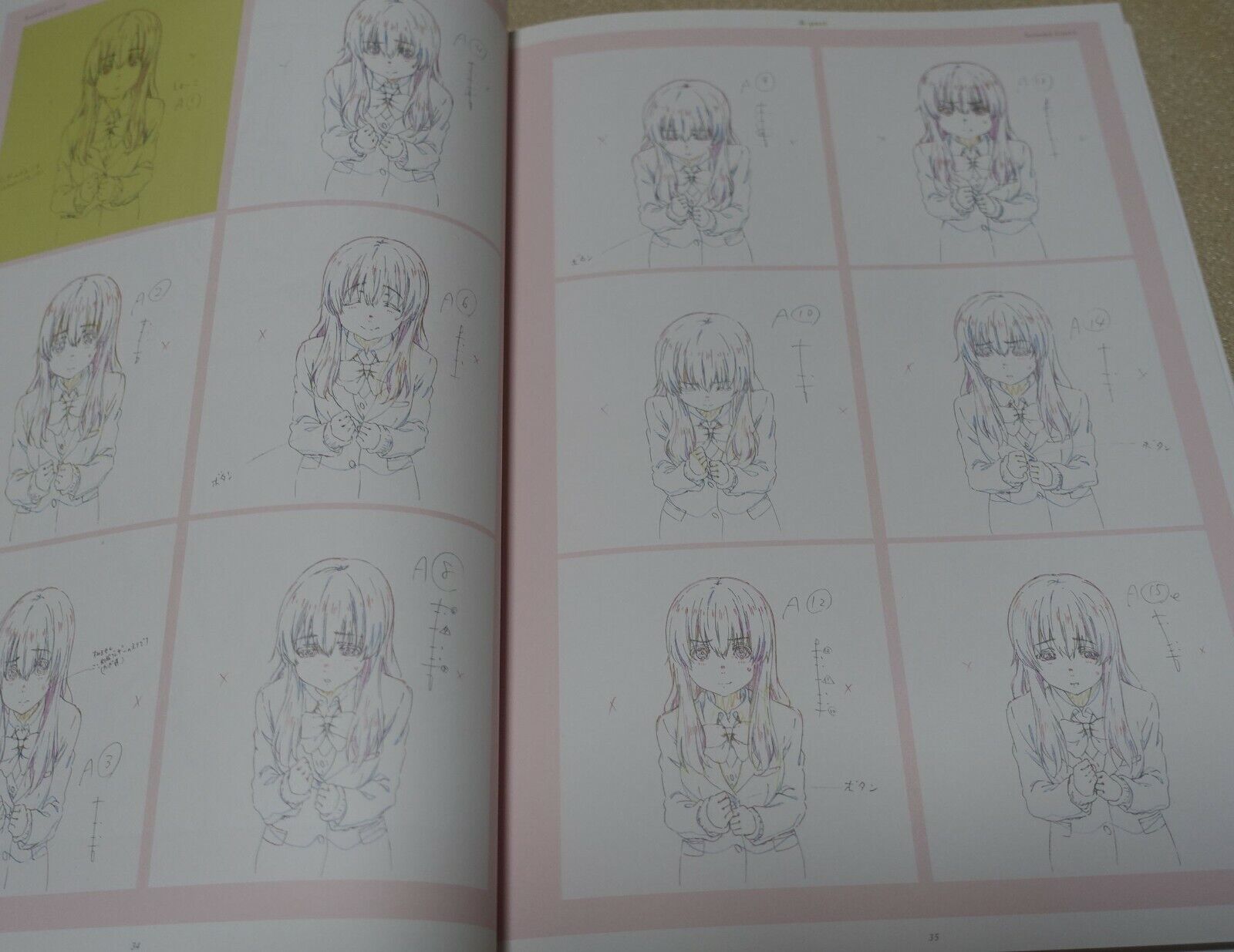 Kyoto Animation Movie A Silent Voice Koe no Katachi Key Frame Art Book 200page 
