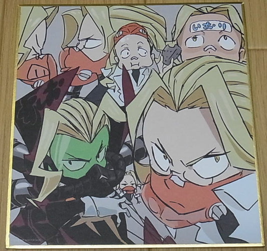 KILL LA KILL Staff Print Illustration Art Shikishi Sushio Shirou Iori 12x13.5cm 