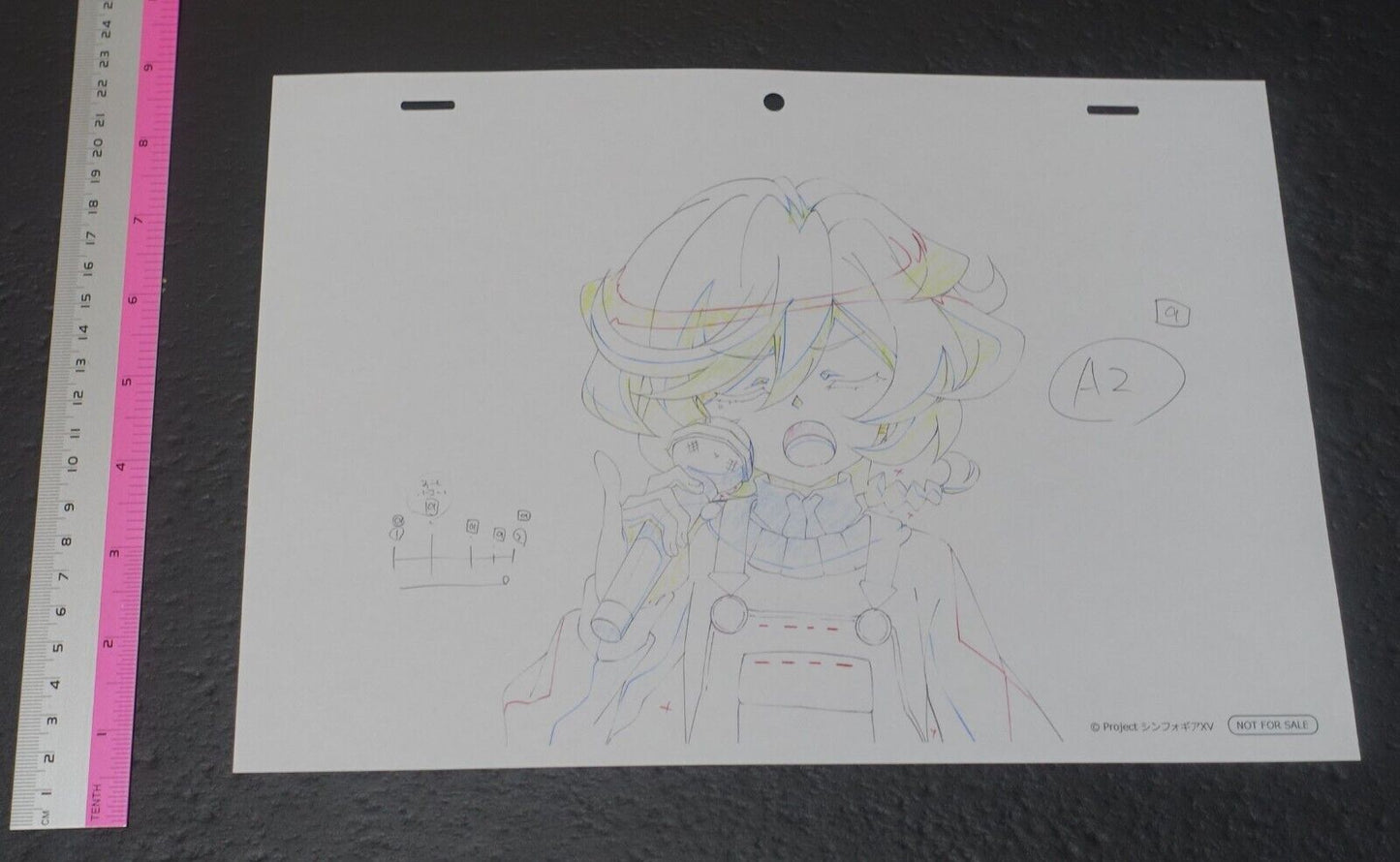 SYMPHOGEAR XV Reproduction Key Frame Art Sheet H 