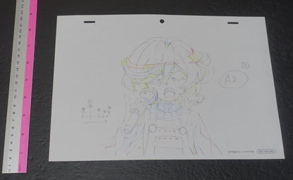 SYMPHOGEAR XV Reproduction Key Frame Art Sheet H 