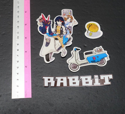 KILL LA KILL Sushio Art Seal Sticker Set Ryuko & Mako 