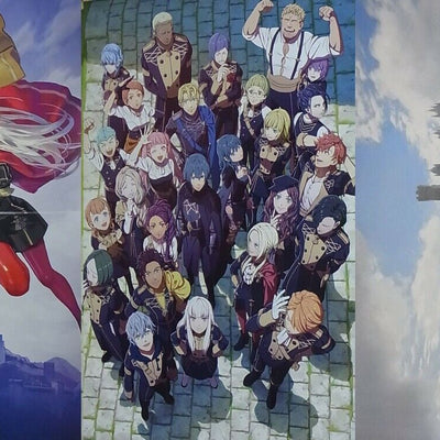 Fire Emblem Three Houses B2 Size Poster 3 piece set 