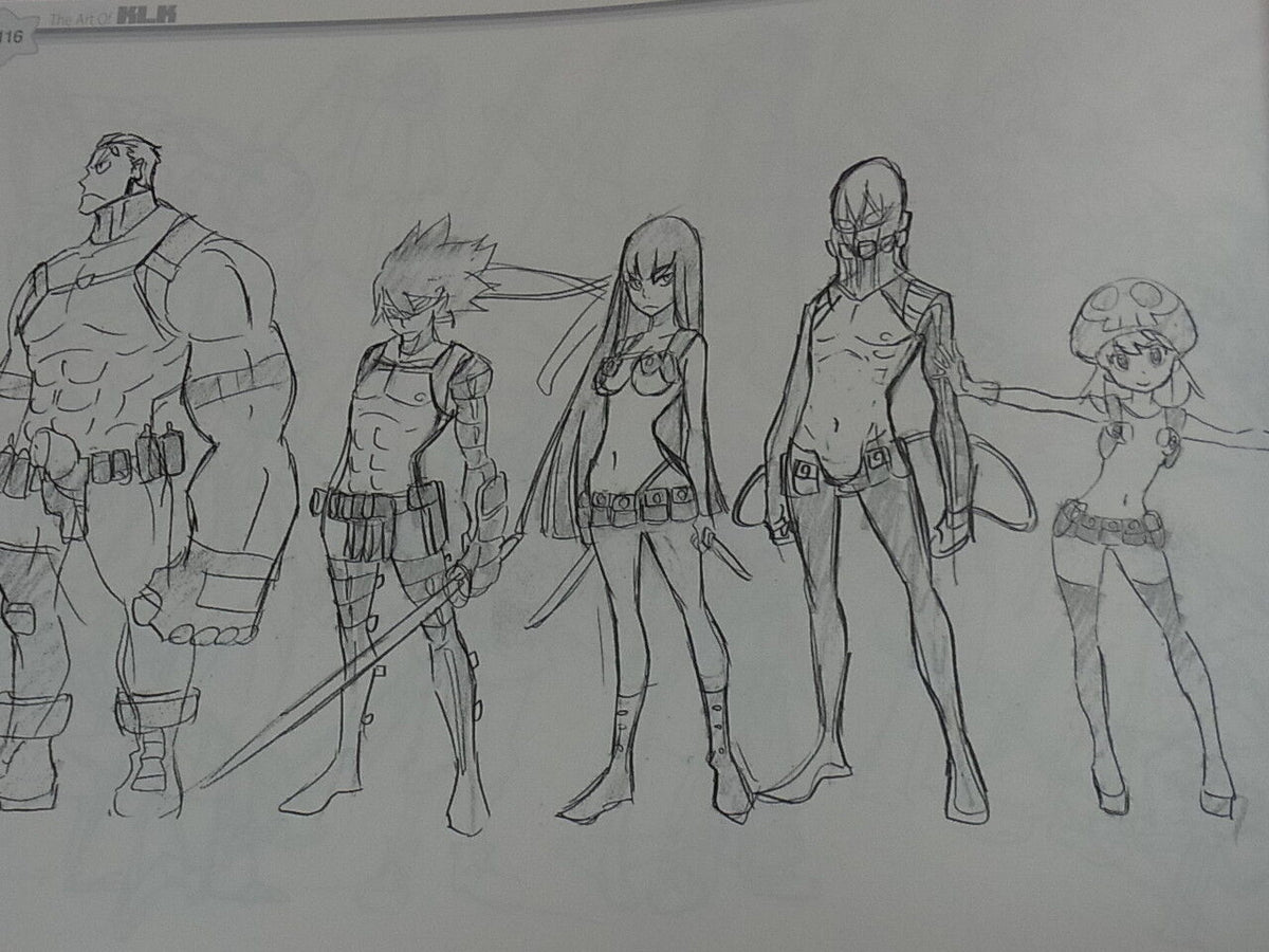 THE ART OF KLK Vol.3 Kill la Kill Design art Book 148page RARE C88 TRIGGER 